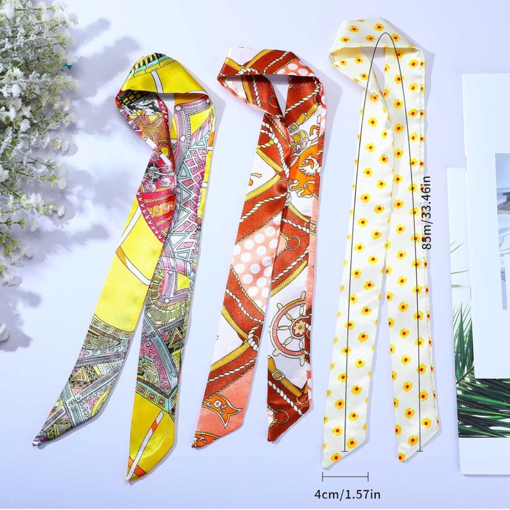 2ct Handbag Twilly/Scarf ๐ Random Color Pick - Picture 3 of 15